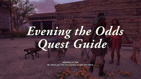 Assassin's Creed Odyssey. Evening The Odds. Quest. PS4 Pro .